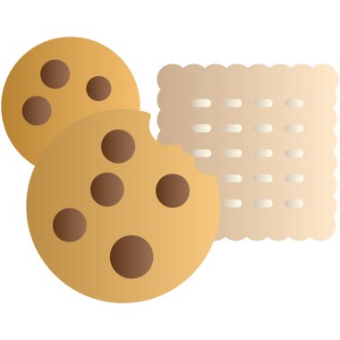 Çerezlerin vektör illüstrasyonu