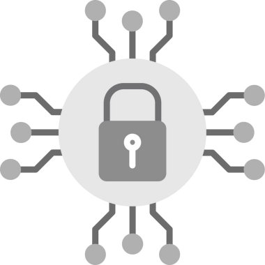 ikon vektör illüstrasyonunu kilitle