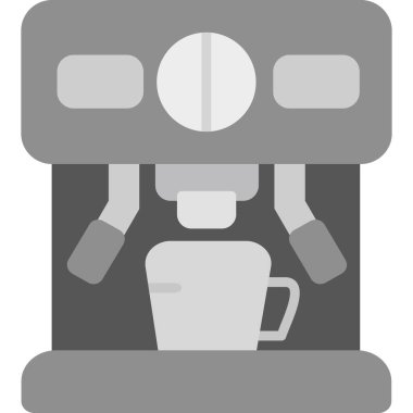 Kahve. Web simgesi basit illüstrasyon