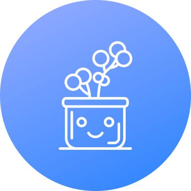 Bir pasta simgesinin vektör illüstrasyonu