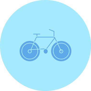 Bisiklet. Web simgesi basit illüstrasyon