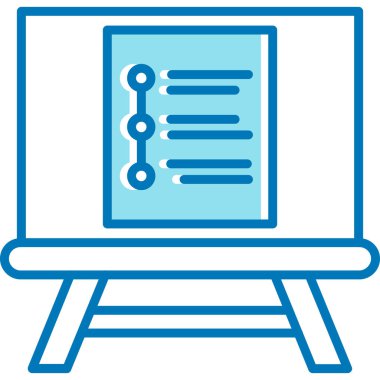 Bilgisayar ekranı. simge basit illüstrasyon