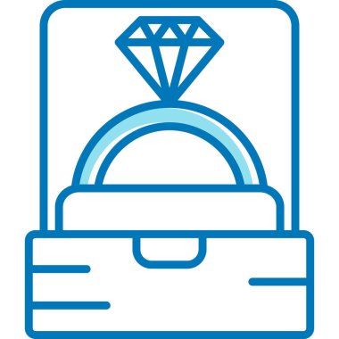 Elmas. Web simgesi basit illüstrasyon