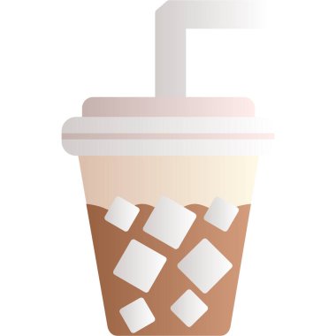 Buzlu kahve bardağı.