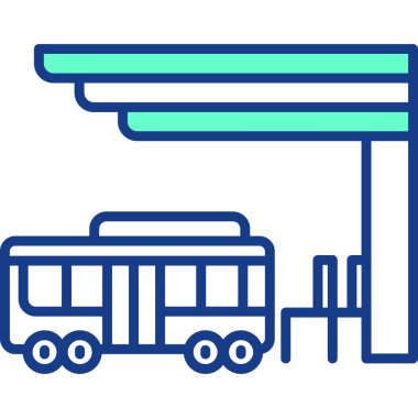 tren simgesi vektör illüstrasyonu