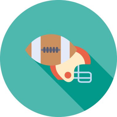 ragbi simgesi vektör çizimi