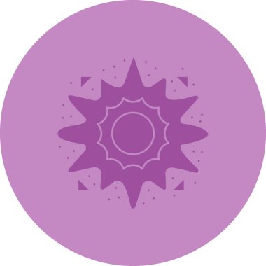 Güneşin vektör çizimi