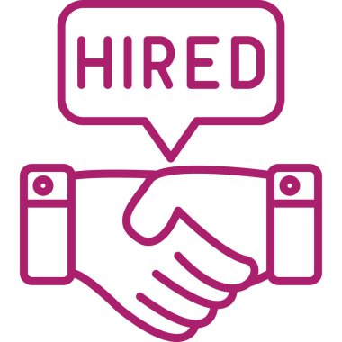 Tokalaşın. Web simgesi basit illüstrasyon