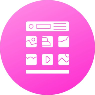 belge simgesi vektör illüstrasyonu