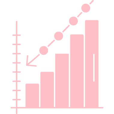 bar çizelgesi simgesi, vektör illüstrasyonu