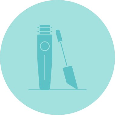 Güzellik makyaj ikonu. vektör illüstrasyonu