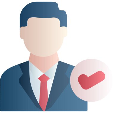 insan avatar vektör simgesi