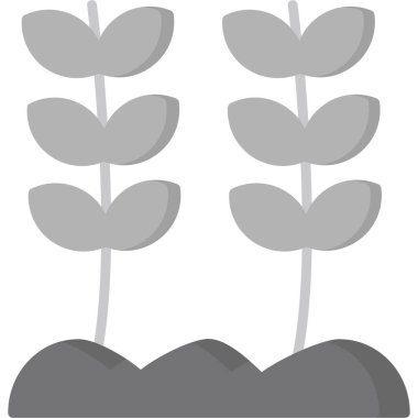 bahçe bitkisi, basit illüstrasyon