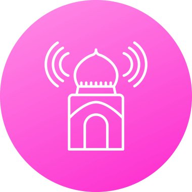 Cami. Web simgesi basit tasarım