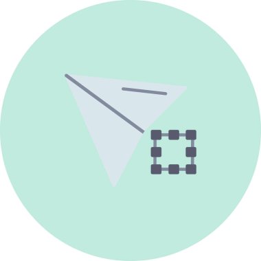 Pusula renkli vektör simgesi