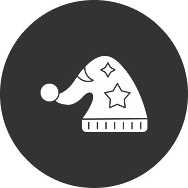 Bir noel yıldızı simgesinin vektör illüstrasyonu