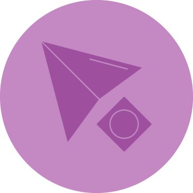 Bir pusulanın vektör illüstrasyonu