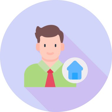 ev simgesi, vektör illüstrasyonu basit tasarım