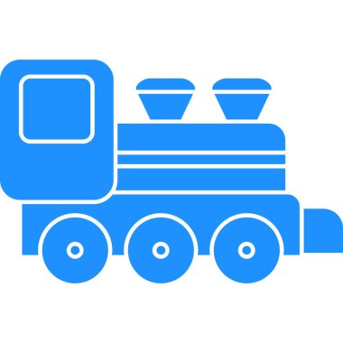 tren simgesi vektör illüstrasyonu