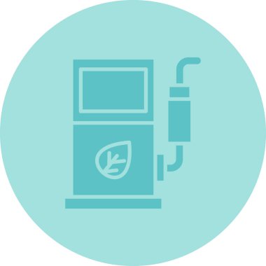 Gaz. Web simgesi basit illüstrasyon