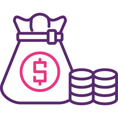 para simgesi vektör illüstrasyonu