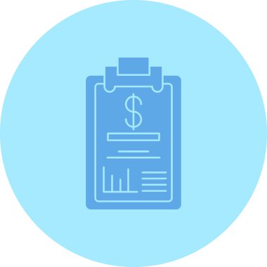 Fatura. Web simgesi basit illüstrasyon