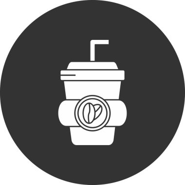 Kahve fincanı simgesinin vektör çizimi