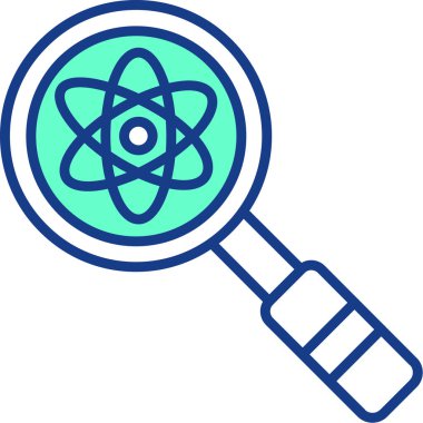 atom simgesi vektör illüstrasyon tasarımı