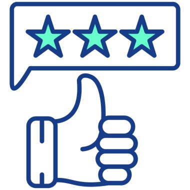 derecelendirme yıldızları taslak biçiminde simge