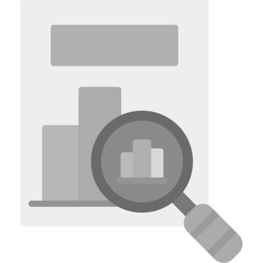 Arama simgesi vektör illüstrasyonu