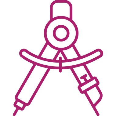 tornavida simgesi. Web için tornavida vektör simgelerinin özet çizimi