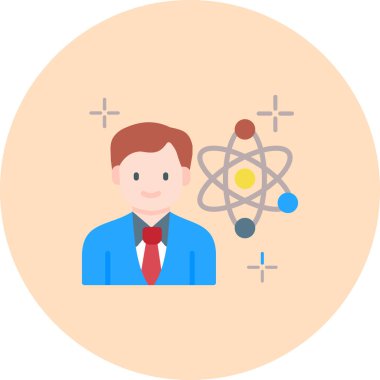 bir insanın düz simgesi