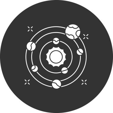 Bir simgenin vektör illüstrasyonu