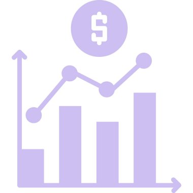 Dolar. Web simgesi basit illüstrasyon