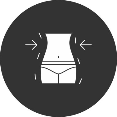 Modern b 'nin vektör illüstrasyonu kadın ikonundan yoksun