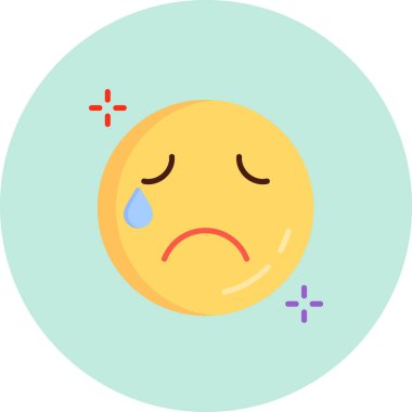 emoji. Web simgesi basit illüstrasyon