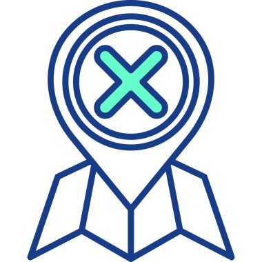 Bayrak simgesi. Web için bayrak vektör simgelerinin özet çizimi