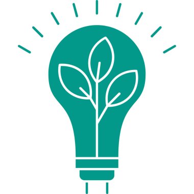 ampul simgesi vektör illüstrasyonu