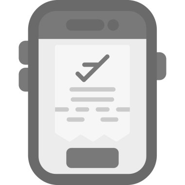 Hareket eden telefon simgesi düz tasarım