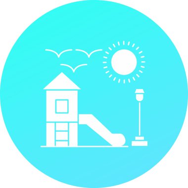 güzel kilise vektör çizgisi simgesi