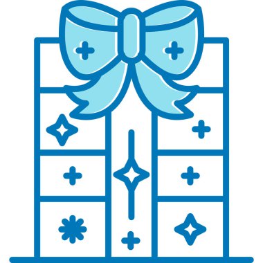 Noel kategorisinde hediye yay kurdele simgesi