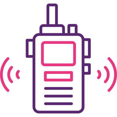 Radyo simgesinin vektör illüstrasyonu