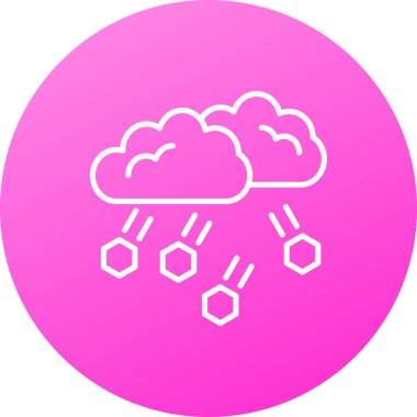 Bulut simgesinin vektör illüstrasyonu