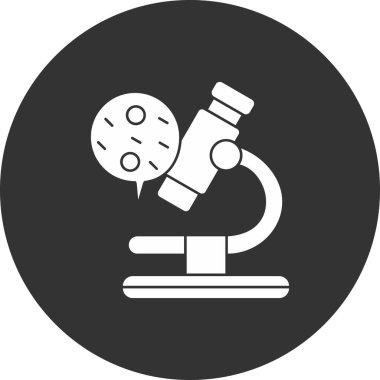 mikroskop kabartma vektörü, desig