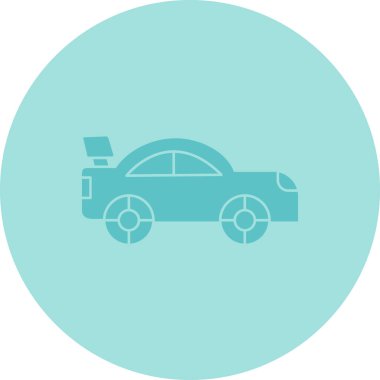 araba simgesi vektör illüstrasyonu