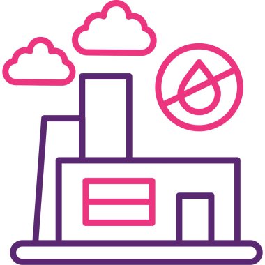 Fabrika fabrikası. Web simgesi