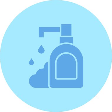 Modern şişe simgesinin vektör illüstrasyonu