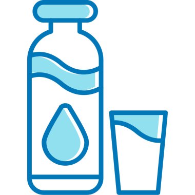 Su şişesi. Basit tasarım