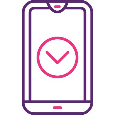 vektör taşınabilir simgesi, basit illüstrasyon