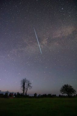 Samanyolu ve gökyüzündeki yıldızlar